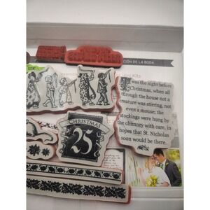 Variety‎ Clear Rubber Stamps Becky Higgins Xmas Assorted Card Making Scrapbook